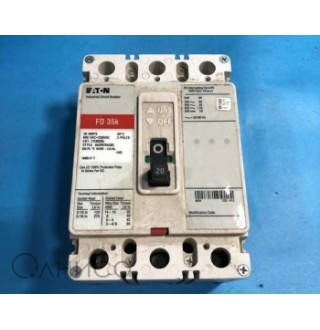 FD3020L MOLDED CASE CIRCUIT BREAKER, 20A Eaton