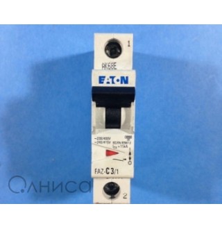 FAZ-C3/1 CIRCUIT BREAKER 277VAC 3A 1 POLE 15KA Eaton