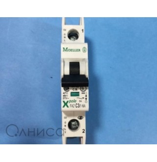 FAZ-C3/1-NA 1POLE CIRCUIT BREAKER Moeller