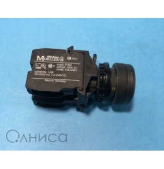 M22-D-S-K11 PUSHBUTTON SWITCH, 22MM, BLACK Moeller