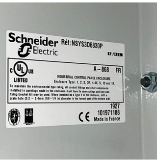 NSYS3D6830P Шкаф с монтажной платой Schneider Electric