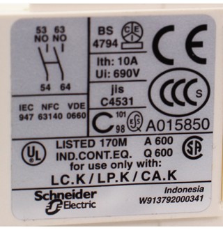 LA1KN20 Блок дополнительных контактов Telemecanique/Schneider Electric