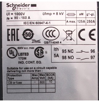 LR9F5369 Реле перегрузки тепловое Schneider Electric