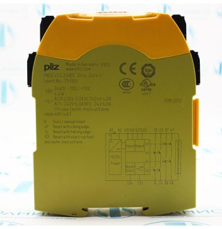 PNOZ S5 C 24VDC 2 N/O 2 N/O T 751105 Реле безопасности Pilz