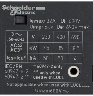 LUB32 Блок силовой Schneider Electric