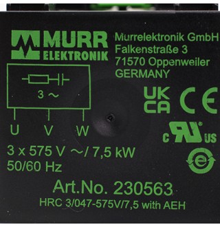 230563 Фильтр электромагнитных помех электродвигателя Murr Elektronik