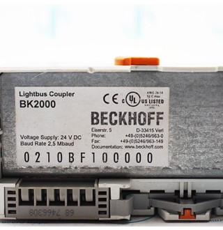 BK2000 Соединитель шинный Beckhoff