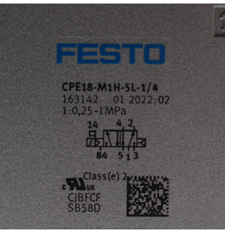 CPE18-M1H-5L-1/4 Распределитель с электроуправлением Festo