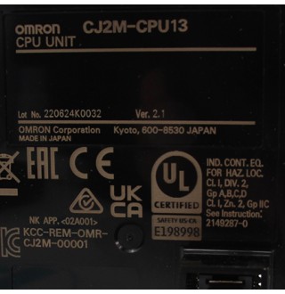 CJ2M-CPU13 Контроллер программируемый логический Omron