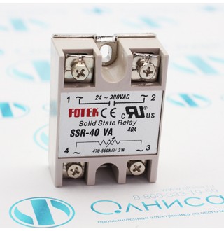 SSR-40VA Реле твердотельное Fotek