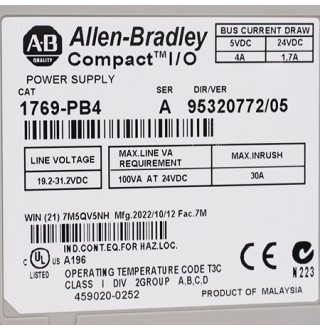 1769-PB4 Блок питания Allen-Bradley