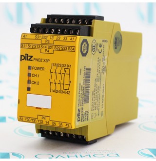 PNOZ X3P 24VDC 24VAC 3N/O 1N/C 1SO 777310 Реле безопасности Pilz