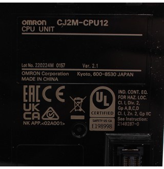 CJ2M-CPU12 Контроллер программируемый логический Omron