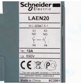 LAEN20 Блок контактный дополнительный Schneider electric