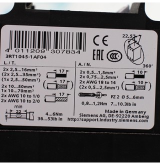 3RT1045-1AF04 Контактор Siemens