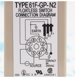 61F-GP-N2 24VAC Реле контроля уровня жидкости Omron