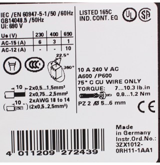 3RH1122-1AF00 Контактор Siemens