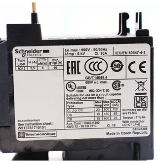 LR2K0312 Реле перегрузки Schneider Electric