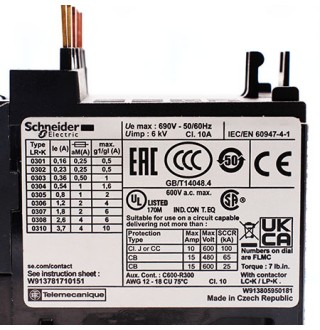 LR2K0306 Реле перегрузки Schneider Electric